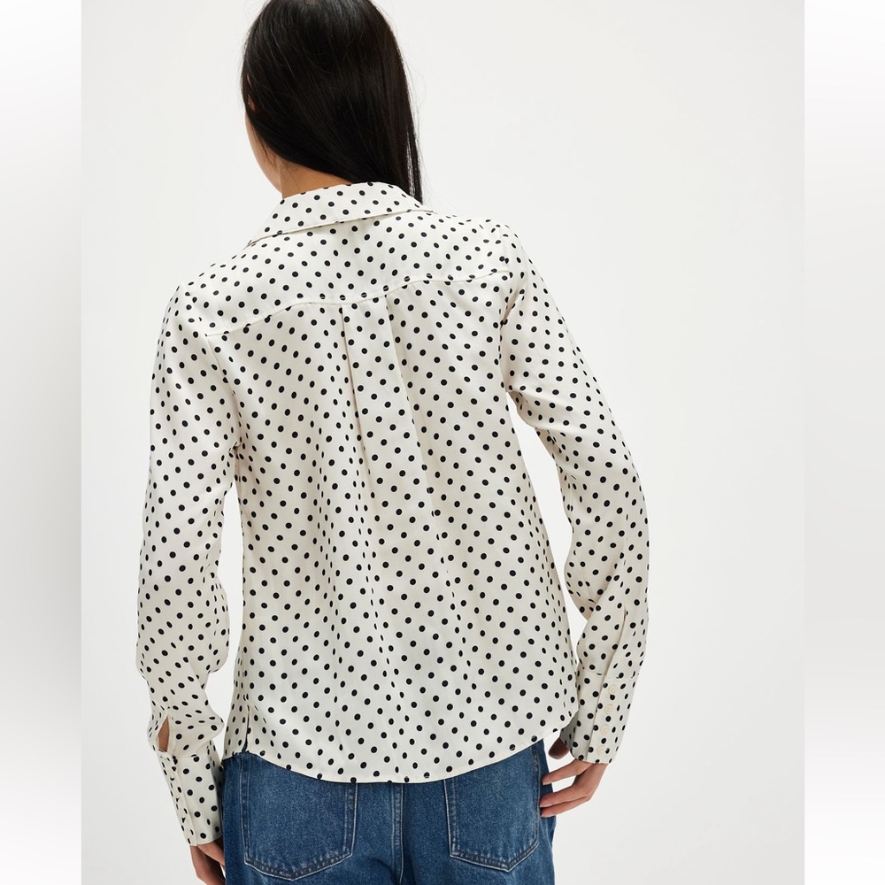 NWOT Free People Penny Polka Dot Top - Picture 3 of 8